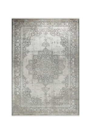 Aura Anthracite Bamboo Woven Modern Living Room Rug 2891