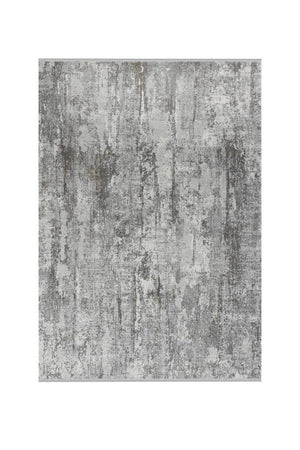 Aura Gray Bamboo Woven Modern Living Room Rug 2811