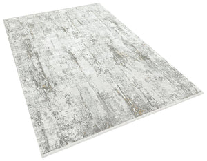 Aura Gray Bamboo Woven Modern Living Room Rug 2811