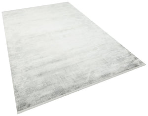 Aura Gray Bamboo Woven Modern Living Room Rug 2815