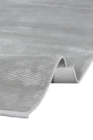 Aura Gray Bamboo Woven Modern Living Room Rug 2831