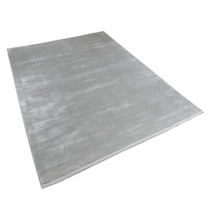 Aura Gray Bamboo Woven Modern Living Room Rug 2831