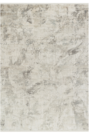 Aura Gray Bamboo Woven Modern Living Room Rug 2851