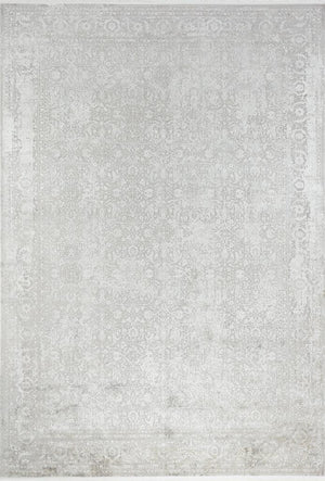 Aura Gray Bamboo Woven Modern Living Room Rug 2871