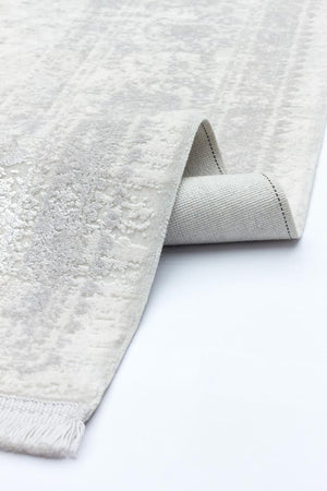 Caliente Mink Viscose Woven Modern Living Room Rug 4911