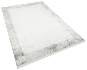 Caliente Mink Viscose Woven Modern Living Room Rug 4932