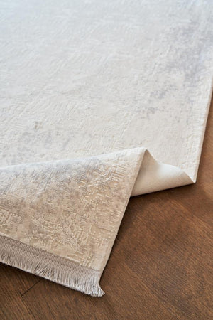 Calista Gray Viscose Woven Modern Living Room Rug 1771