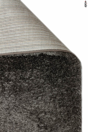 Cosy Anthracite Shaggy Thick Plush Rug 9904