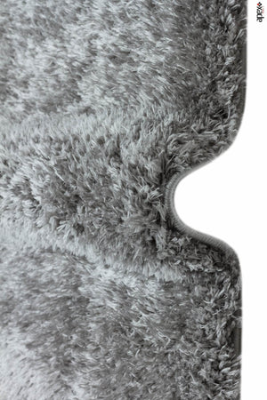 Cosy Dark Grey Shaggy Thick Plush Rug 9903