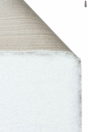 Cosy White Shaggy Thick Plush Rug 9901