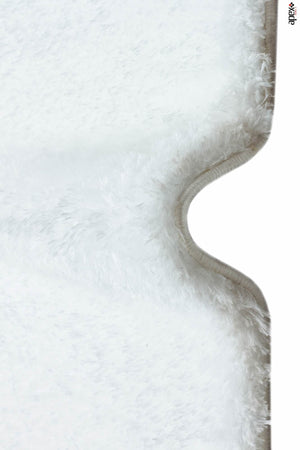 Cosy White Shaggy Thick Plush Rug 9901