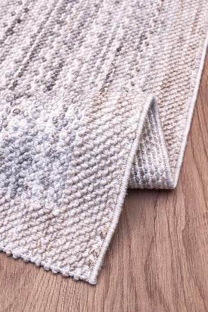 Gala Bohemian Gray Beige Area Rug 2221