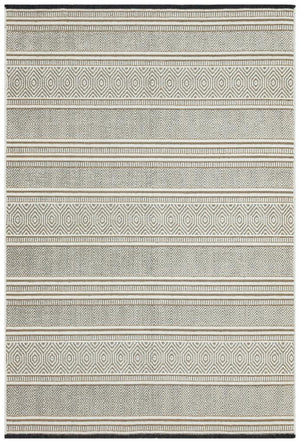 Gloria Jute Scandinavian Patterned Cream Kilim Rug 4001