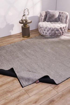 Hare Plus Modern Shiny Textured Area Rug 8912