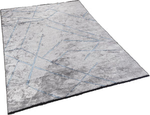 Hare Premium Modern Shiny Textured Area Rug 1312