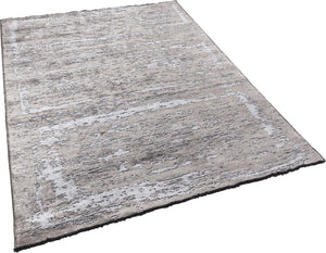 Hare Premium Modern Shiny Textured Area Rug 1331