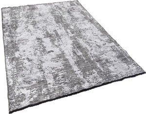 Hare Premium Modern Shiny Textured Area Rug 1341