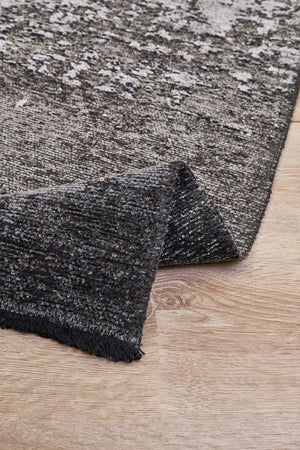 Hare Unique Modern Shiny Textured Area Rug 1412