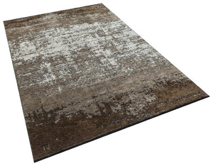 Hare Unique Modern Shiny Textured Area Rug 1412