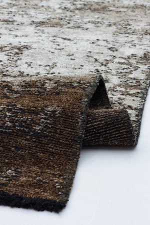 Hare Unique Modern Shiny Textured Area Rug 1412