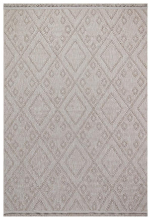 Havana Scandinavian and Embossed Patterned Fringed Area Rug 8562