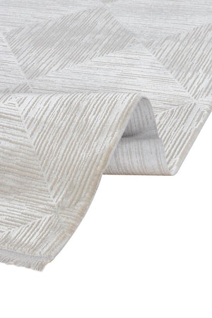 Lima Modern Pattern Cream Living Room Rug 6241