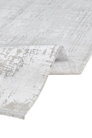 Lima Modern Pattern Gray Living Room Rug 6232