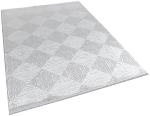 Lima Modern Pattern Gray Living Room Rug 6242