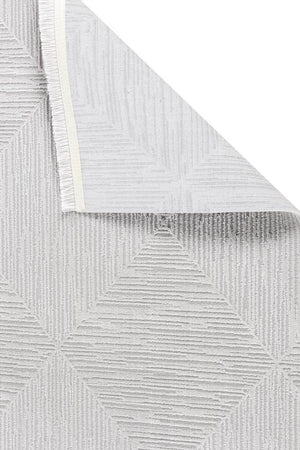 Lima Modern Pattern Gray Living Room Rug 6242