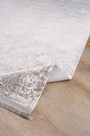 Lucca Washable Thin Mink Kitchen Rug with Non-Slip Base 6002