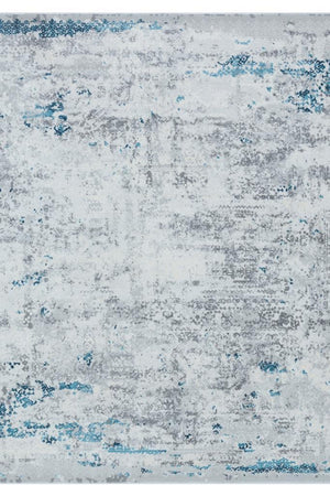 Luxia Modern Pattern Blue Living Room Rug 8612