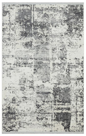 Luxia Modern Pattern Grey Living Room Rug 8605