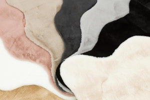 Meloni Cream Washable Plush Shaggy Post