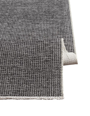 Pandora Plain Pattern Anthracite Thin Rug 2415