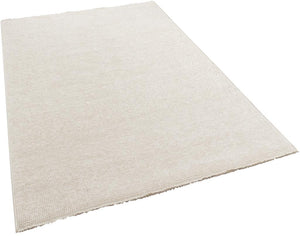 Pandora Plain Pattern Ecru Thin Rug 2411