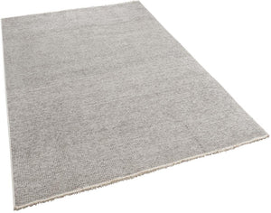 Pandora Plain Pattern Light Gray Thin Rug 2414