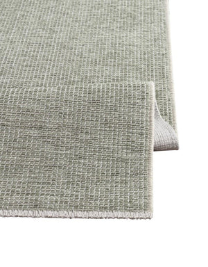 Pandora Plain Pattern Water Green Thin Rug 2416