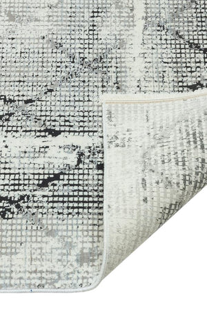 Queen Cream Bamboo Woven Modern Living Room Rug 8107