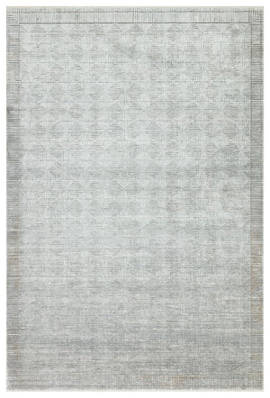 Queen Cream Bamboo Woven Modern Living Room Rug 8108