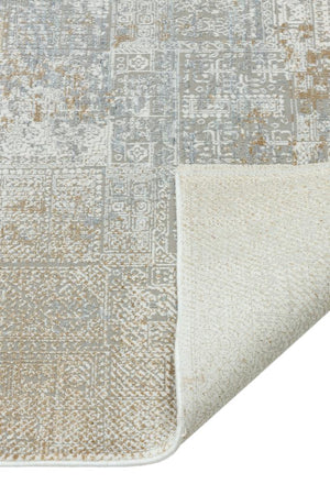 Queen Gold Bamboo Woven Modern Living Room Rug 8101