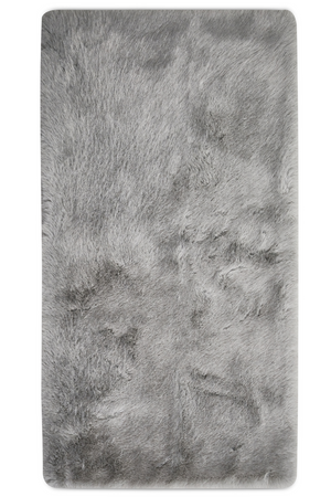 Reiki Thick Gray Washable Plush Shaggy Post