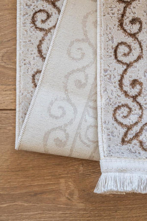 Riena Thin Mink Kitchen Rug with Washable Non-Slip Base 1112