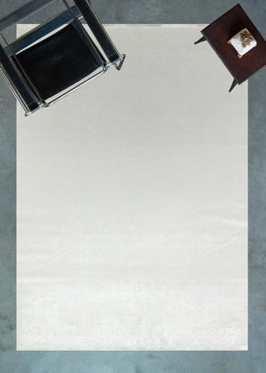 Riena Thin White Kitchen Rug with Washable Non-Slip Base 1121