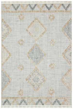 Vesta Scandinavian and Embossed Patterned Beige Area Rug 9542