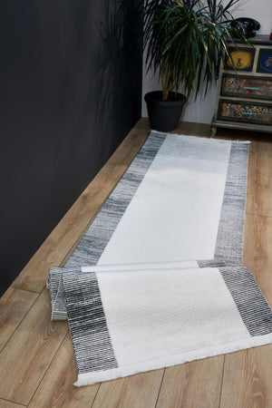 Vivaldi Gray Modern Living Room Rug 9751