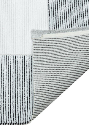 Vivaldi Gray Modern Living Room Rug 9751