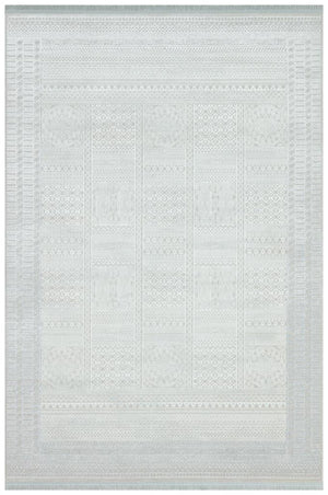 Vivaldi White Modern Living Room Rug 9761