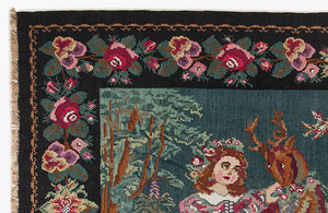 Karabakh Over Dyed Kilim Rug 6'4'' x 10'6'' ft 194 x 320 cm