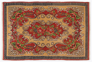Karabakh Over Dyed Kilim Rug 5'11'' x 8'10'' ft 181 x 270 cm