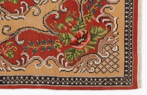 Karabakh Over Dyed Kilim Rug 5'11'' x 8'10'' ft 181 x 270 cm